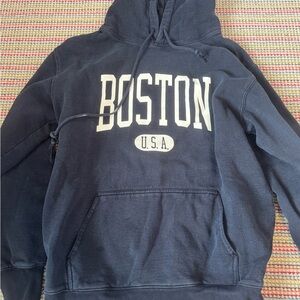 Boston U.S.A. Navy Hoodie